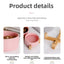 Ceramic Pet Bowl Dish With Wood Stand No Spill Pet Ceramic Double Bowl For Dog Cat Food Water Feeder Cats Small Dogs Pet bowl