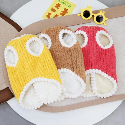 Winter Warm Clothes Cardigan Pet Dog Coat Fleece Jacket Chihuahua Bichon Clothing Puppy Vest Girls Dog Costume for Small Dogs