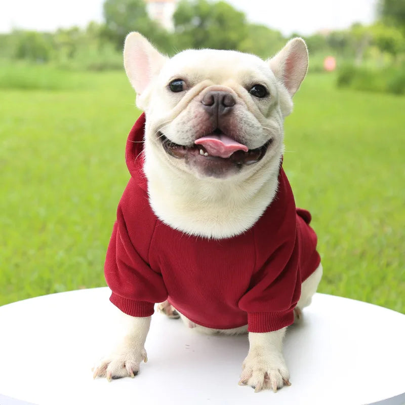Winter Dog Clothes for Chihuahua Male Christmas Dog Sweatshirt for Bulldog  Hoodie for Large Dogs Pug Dog Accessories Yorkshire