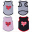 Lovely Puppy Cat Dog Sleeveless Vest Summer Pet Clothes for Small Dogs Chihuahua Maltese Pomeranian mascotas Clothing Outfit