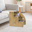 Dog Stairs For High Beds 3-Step Wooden Pet Ladder For Sofa Climbing Kitten Nonslip Balanced Dog Indoor Ramp Suitable For Pets