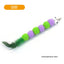 Cross-border cat teasing stick replacement head rainbow caterpillar wood teana stick cat toy funny cat bell hair ball replace...