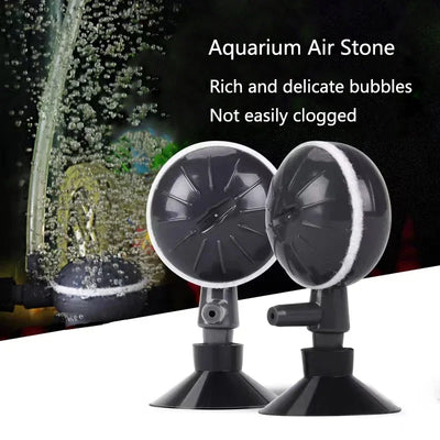 1/2Set Plastic Aquarium Air Stone with Suction Cups Pond Fish Tank Pump Aerator Aeration Hydroponic Oxygen Air stone Accessories