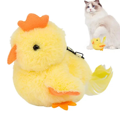 Interactive Bird Toy For Cats Simulation Flapping Bird Catnip Toy USB Charging Pet Companion Toy For Medium Small And Large Cats