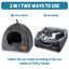 New Triangle Cat Nest New Deep Sleep Comfort In Winter Cat Bed Closed Cat House Pet Nest Safe Pet House Pet Supplies