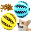 Natural Rubber Pet Dog Toys Dog Chew Toys Tooth Cleaning Treat Ball Extra-tough Interactive Elasticity Ball5cm for Pet Products