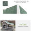 Outdoor Dog House Rainproof Courtyard Dog Villa Medium Kennel Shed Wooden Outdoor Rural Dog House