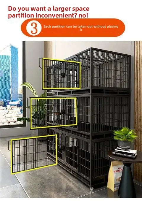 Cat cage breeding  pairingbreeding  breeding  three-layer display cage rabbit puppy