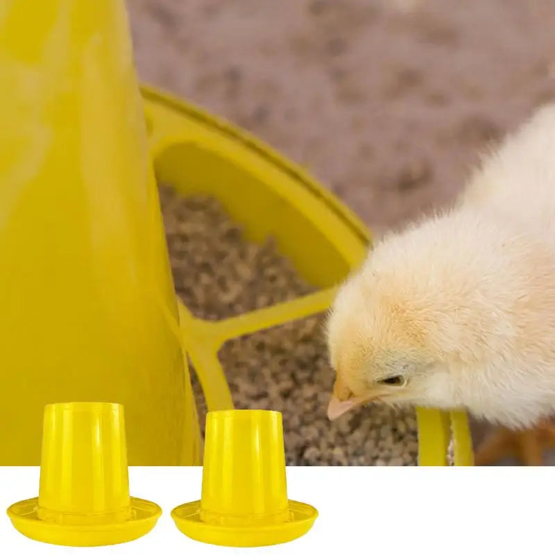 Chicken Feeder Baby Chick Feeder Poultry Feeder with Large Capacity Automatic Chicken Food Dispenser Picnic Table Feeder