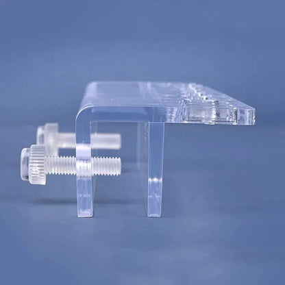 Transparent Acrylic Aquarium Bracket Holder for Scissor Tweezers Shovel Kit Water Tubes Fixed Clip Aquarium Maintenance Tools