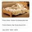 Cat Bed Wooden Cat And Dog Bed With Teddy Bear Pattern Indoor Pet Furniture Floor To Ceiling Bed(20*11inch)Comfortable Durable