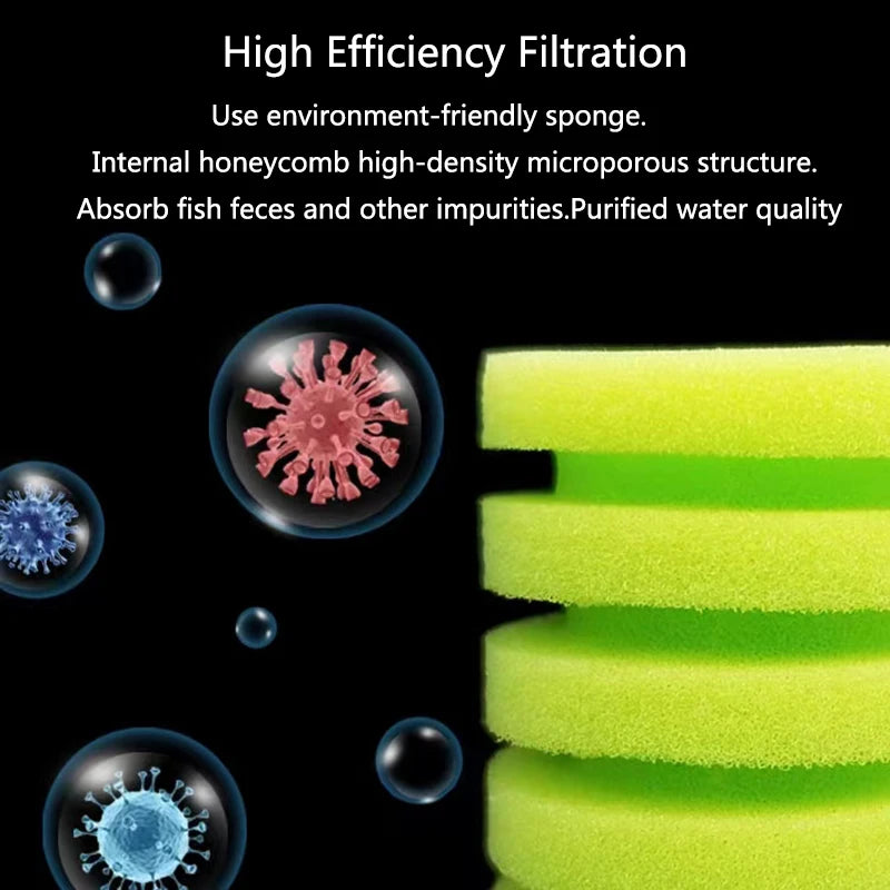 Aquarium Filter for Aquarium Fish Tank Air Pump Skimmer Biochemical Sponge Filter Aquarium Bio Filter Filtro Aquario Highquality