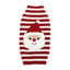 Christmas Dog Clothes Winter Dog Sweater Knitted Warm Coat Pet Clothing for Small Medium Dogs Costume Striped Print Dog Pullover