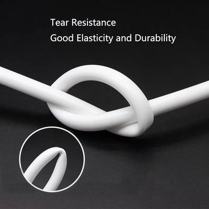 1m/3m/5m/10m/20m Soft Silicone Aquarium Oxygen Pump Hose Air Bubble Stone Aquarium Fish Tank Pond Pump Tube Food Grade Material