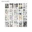 JIANQI 20 pcs PET Die cut Stickers book Plant Flower Label Decorative handmade Scrapbooking Material Diary Album Craft Supplies