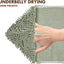Pet Dog Towel, Super Absorbent Microfiber Towel with Hand Pockets, Quick Dry Shammy Towel Dog Bathing Supplies, Machine Washable