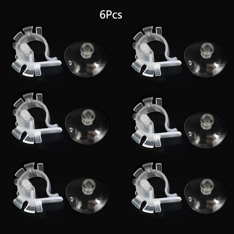 Plastic Aquarium Water Tube Holder Water Pipe Hose Mount Bracket for 4~6mm Pipe Water Tubes Fixed Clip Fish Tank Hose Clamp Hot