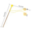Cat Teaser Wand Kitten Stick Toy Cat Fishing Pole Toy Cat Teaser Toy With Bell And Chrysanthemum Pendant Promotes Cat Exercise