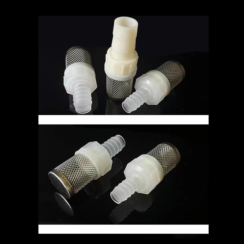 Stainless Steel Aquarium Filter Inlet Sleeve Mesh Shrimp Nets Special Shrimp Cylinder Filter Inflow Inlet Protect cessories New