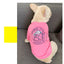 Dog Costume  Pet Clothes Crew Neck Korean Version Spring and Autumn Parent-child Wear Pure Cotton Four Colors Seven Sizes