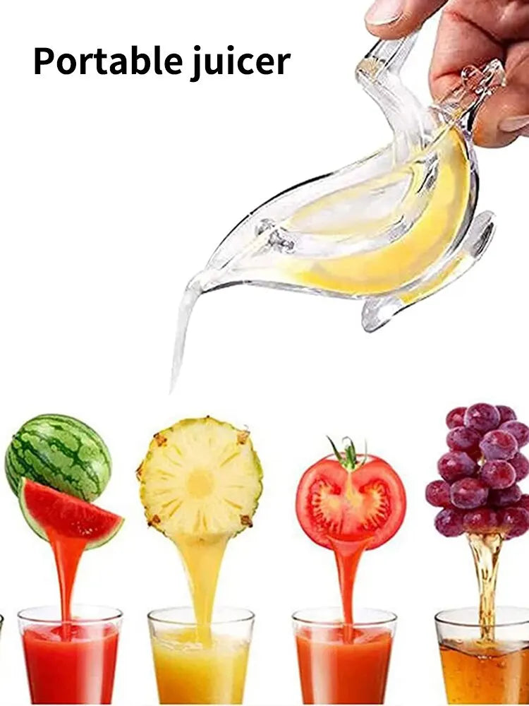 Orange Squeezing Tool Bird Shaped Orange Opener Orange Peeler Manual Small Fruit Juicer 1pc