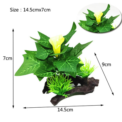 Artificial Underwater Grass Aquarium Fish Tank Simulation Decoration Aquarium Backgrounds Plants Water Grass Accessories Home