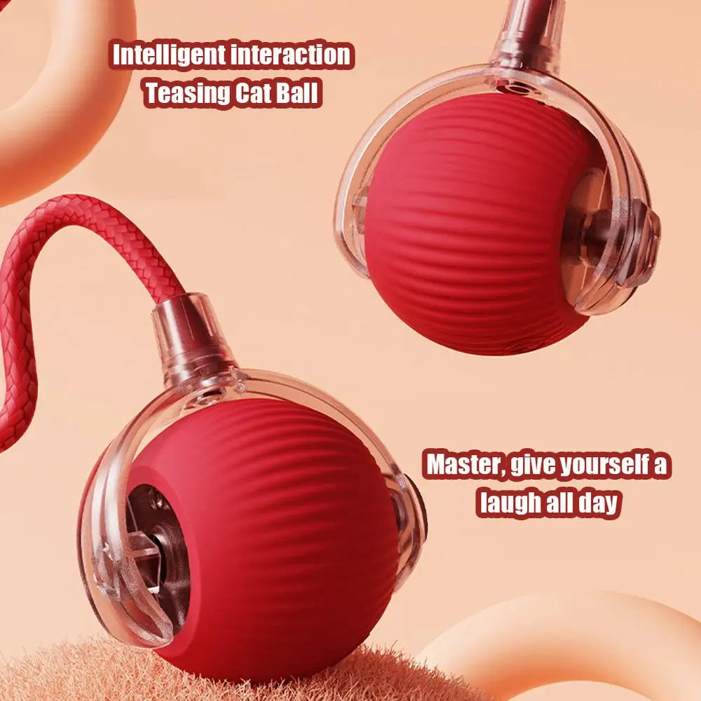 Automatic Interactive Cat Toy Electric Cat Toy Ball Cat Puzzle Toy Cat Balls For Interaction Small Big Cat Puzzle Toy