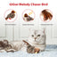 GiGwi Sound Bird Toy Cat Feather Toys Cat Feather Toys Interactive Cat Toy With Sounds Sound Toys Brown Bird, Hedgehog, Mouse