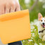 Silicone Dog Treat Bag Outdoor Feeder Portable Dog Training Bag Waterproof Dog Treat Holder Pouch Food Reward Storage Bag