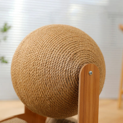 Sisal Cat Scratcher Bridge With Ball