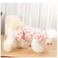 Leopard Dog Sweater Dress Fleece Puppy Dresses for Small Dogs Girl Cat Skirt Apparel Winter Warm Dog Clothes