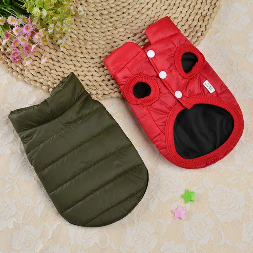 Winter Pet Puppy Dog Cat Clothes Ultralight Kitten Cat Down Coat Jacket Soft Warm Cotton Vest for Kitten Fat Cat Sport Clothing