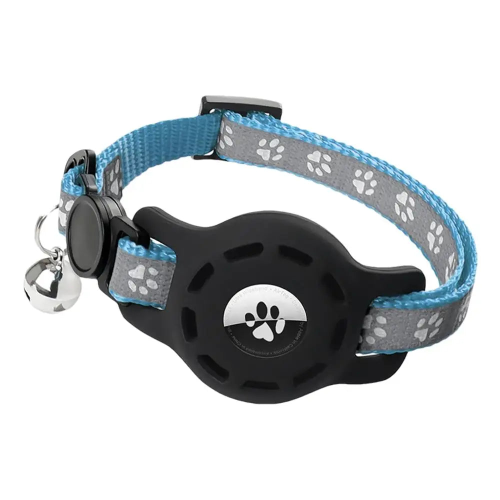 Reflective Cat Collar Pet Cat Adjustable Vest Anti-Lost Safety Release Buckle Cat Neck Waring  with Removable Bell for Camping