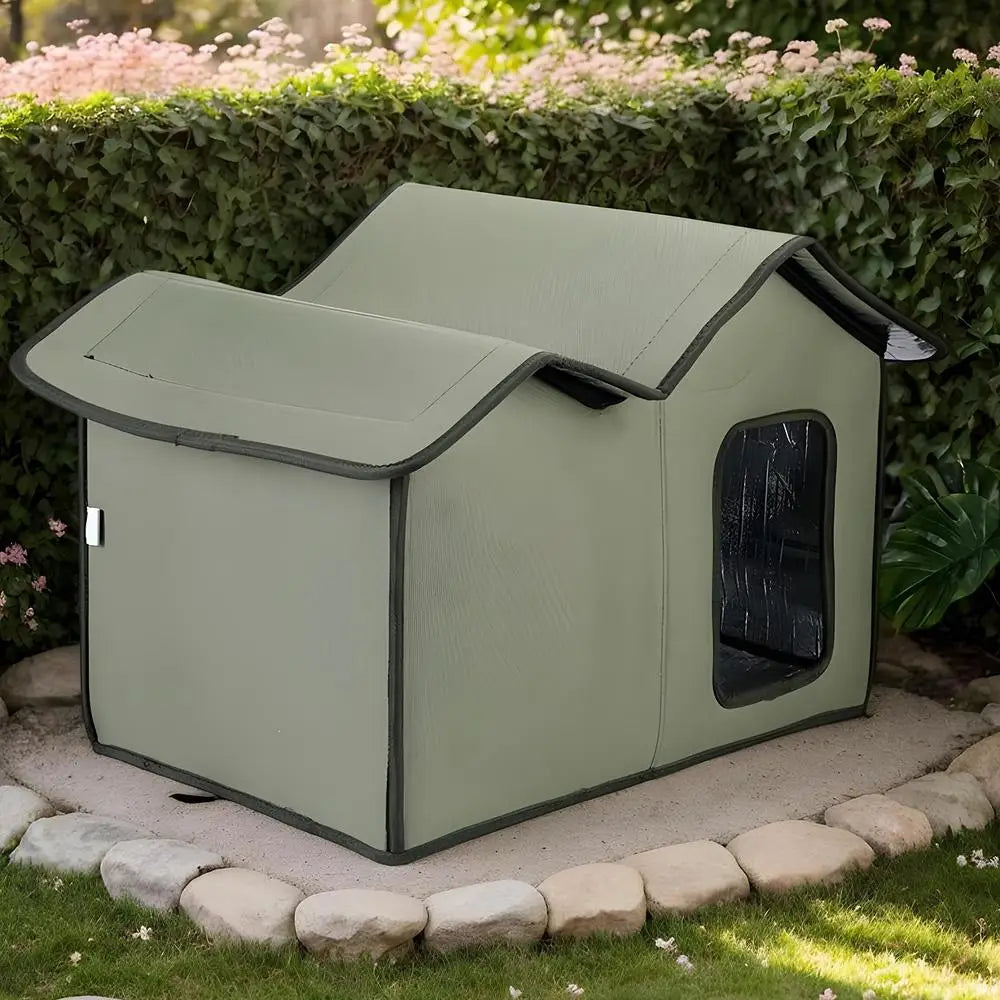 Outdoor Cat Shelter Large Winter Insulated Pet House Waterproof Detachable Cat Shelter Washable Cat Nest Pet House For Cat Dog