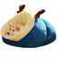 Cat Sleeping Bag Thickened Pet Sleeping Bag Winter Kitten House Multipurpos Warm Cave Nest Soft Indoor Cat Puppy House Cages