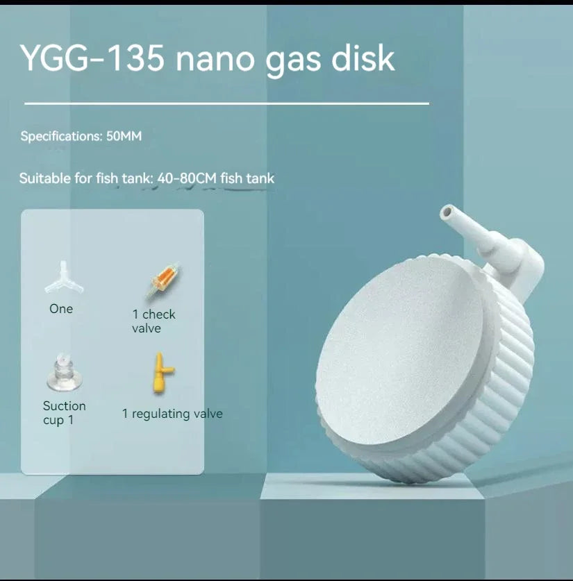 Aquarium Nano Bubble Tray Durable Non- Toxic Reusable Air Stone for Fish Tank Bubble Diffuser Oxygen Pump Accessories acuario
