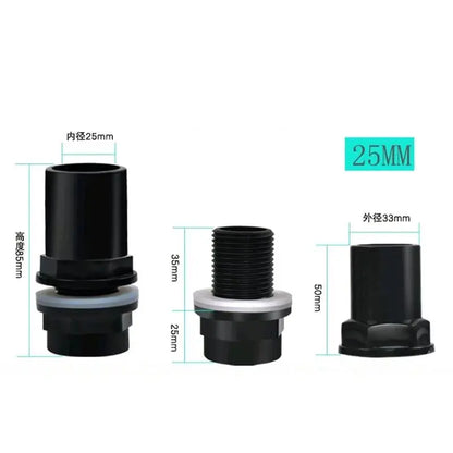 1Pcs 20-50mm Aquarium PVC Water Tube Connectors Thicken Fish Tank Pipe Drainage Connector Garden Drain Pipe Adapter Accessories