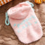 Cute Pet Dog Sweater Winter Dog Warm Clothes Palid Puppy Coat Chihuahua Bichon Yorkie Clothing Sweaters and Hat Set Dog Costume