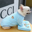 New Warm Fleece Pet Clothes Cute Print Coat Small Medium Dog Cat Shirt Jacket Teddy French Bulldog Chihuahua Winter Outfit