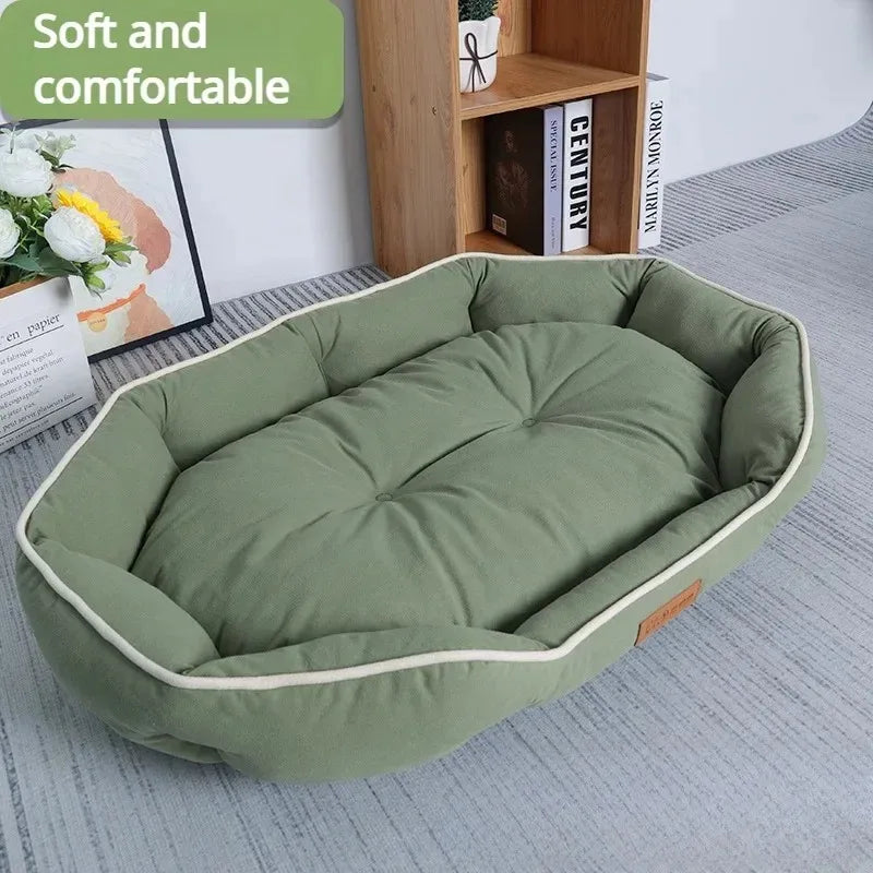 Pet Beds for Dogs Home Dog Bed Large Dog Kennel Accessories Washable Big Bedd Supplies Plush Mat Accessoires Underpad Bedding