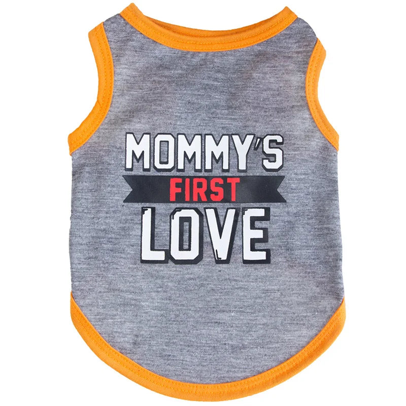 Lovely Cotton Pet Vest for Small Dogs Summer Puppy Dog Cat Clothes Pomeranian Poodle Chihuahua Shirts mascotas Clothing Apparels