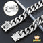 23MM Gold Dog Collar,Dog Chain Collars with Cuban Link Dog Collar,Heavy Duty Training Collar Chew Proof for Medium Dogs