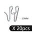 Dog Choke Collar Accessories Adjustable Training Collar For Dog 2.5/3.0/3.5/4.0MM Collar Links Fit for Prong Collar Pinch Collar