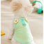 Sweet Flower Decorate Puppy Summer Clothes Breathable Unisex Small Chihuahua Pet Cat Vest Walking Leash T Shirt for York Dogs