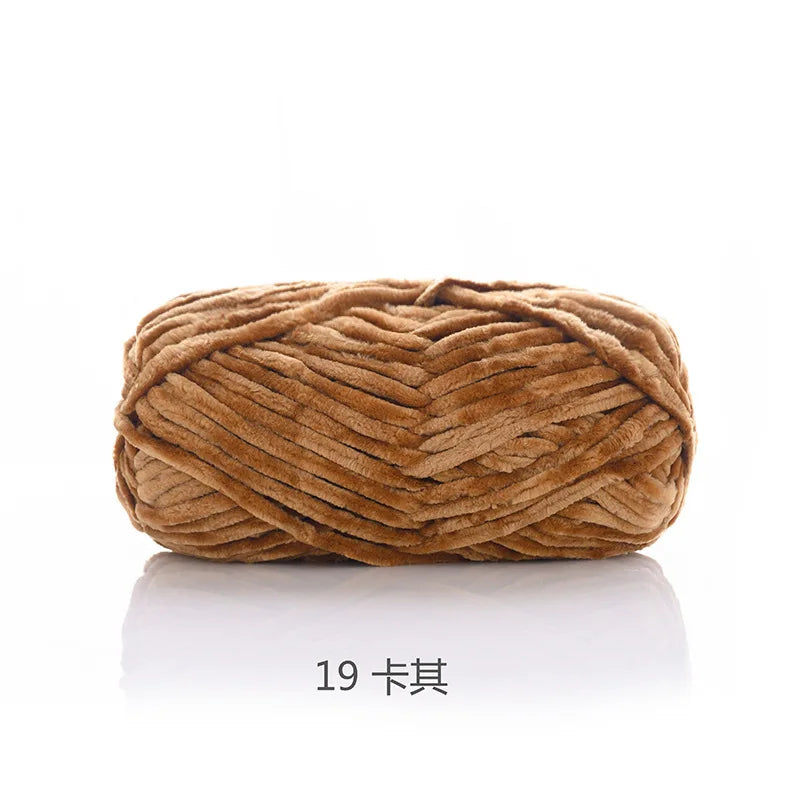 Ruyi bird warm fleece thick wool handmade DIY crochet woven golden velvet hook shoe thread wool ball