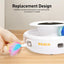 ROJECO 2 in 1 Smart Cat Toys Automatic Feather Fun Ball Toy Set For Cat Dog 5 Modes Electronic Interactive Pet Toy Accessories