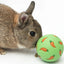 1pcs Rabbit Treat Ball Pet Slow Feeder Interactive Bunny Toy Snack Toy Ball Bite Resistant Feeding Toys Ferret Kitty Hamster Toy