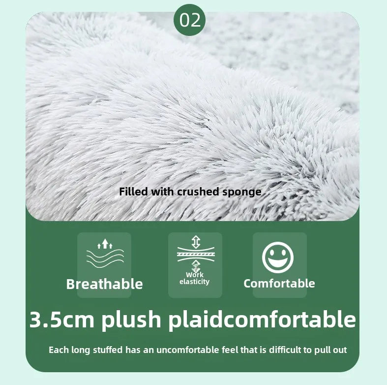 Large Kennel Pet Pad Human Dog Bed Winter Warm Pet Supplies Removable and Washable Sofa Lazy Can Sleep and Lie Down