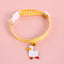 Pet Supplies Accessories for Cats Adjustable Cat Necklace for Kitten Puppy Small Dog Cat Breakaway Bell Collar with Cute Pendant