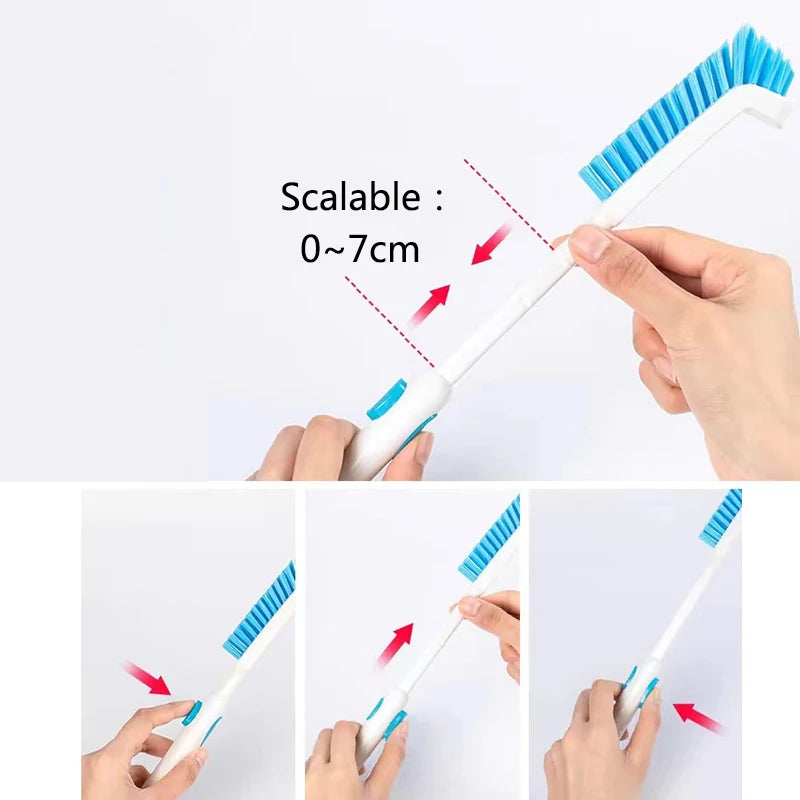 Scalable Aquarium Algae Cleaning Brush Nylon Brush Aquarium corner Cleaner Fish Tank Stain Cleaning Tools Accessories For Home